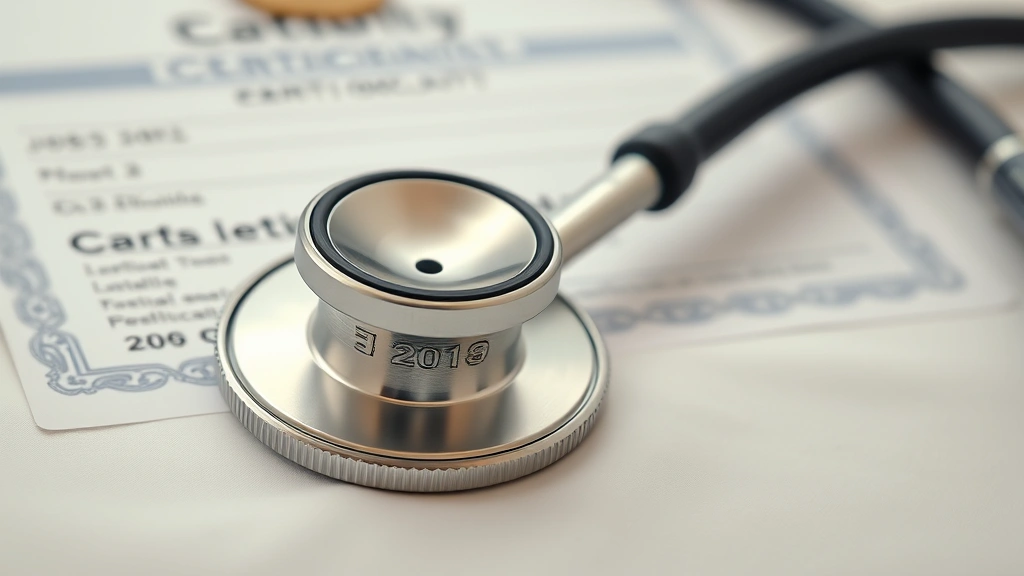 how to become a pediatrician -
Photorealistic close-up macro shot of a stethoscope head on a soft background w