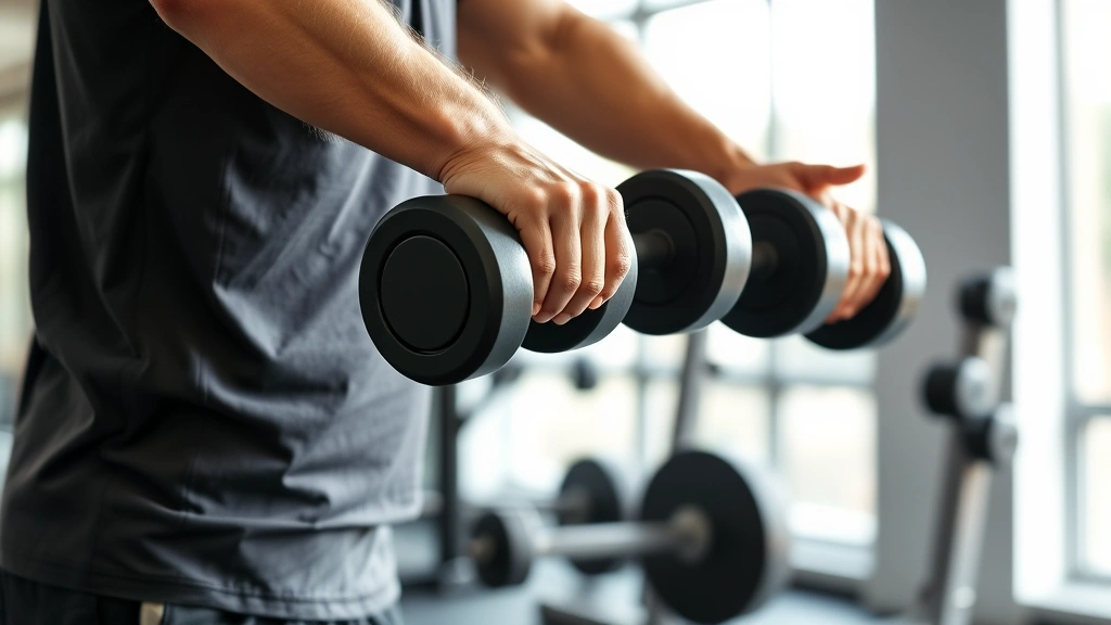 how to become a personal trainer -
Photorealistic hands adjusting client’s form during dumbbell exercise, pe