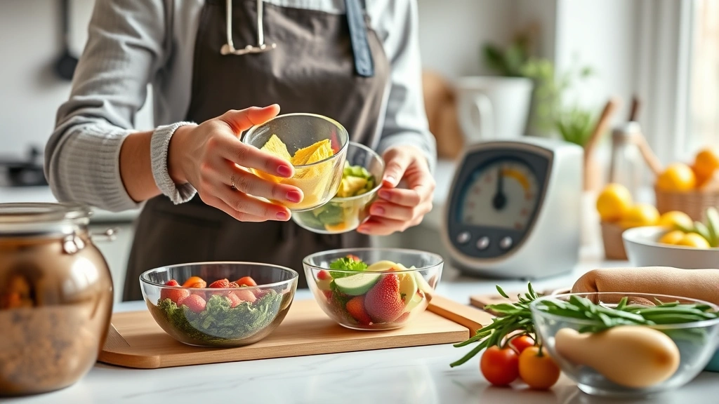 how to become a registered dietitian -
Photorealistic hands of a dietitian measuring and preparing healthy foods in a