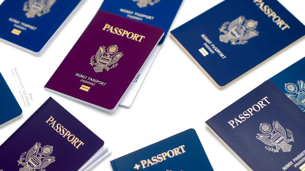 how to book flight for multiple people -
Photorealistic close-up macro photography of multiple passports spread open sho