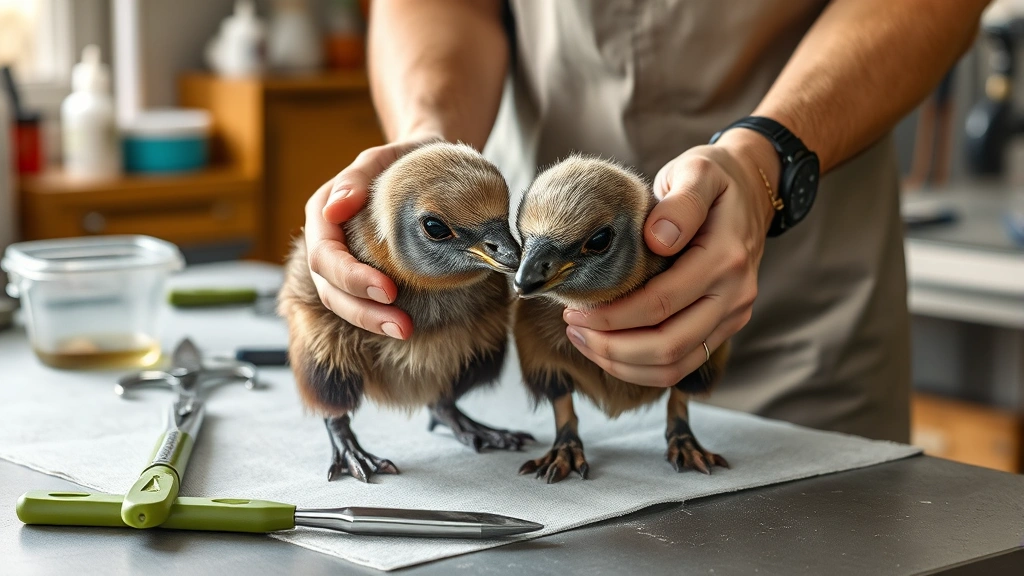 how to breed gjoob -
Photorealistic hands carefully handling a breeding pair of gjoobs in a workshop