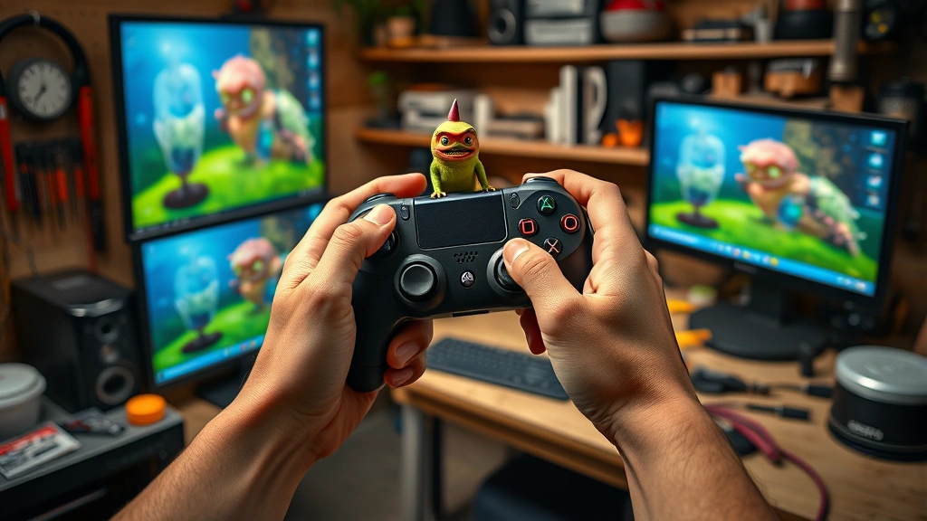 how to breed yool -
Photorealistic hands holding game controller breeding My Singing Monsters, work