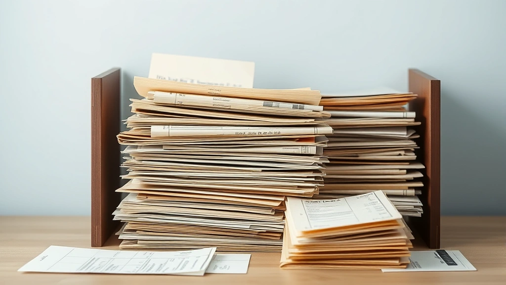 how to ca -
organized financial documents visible