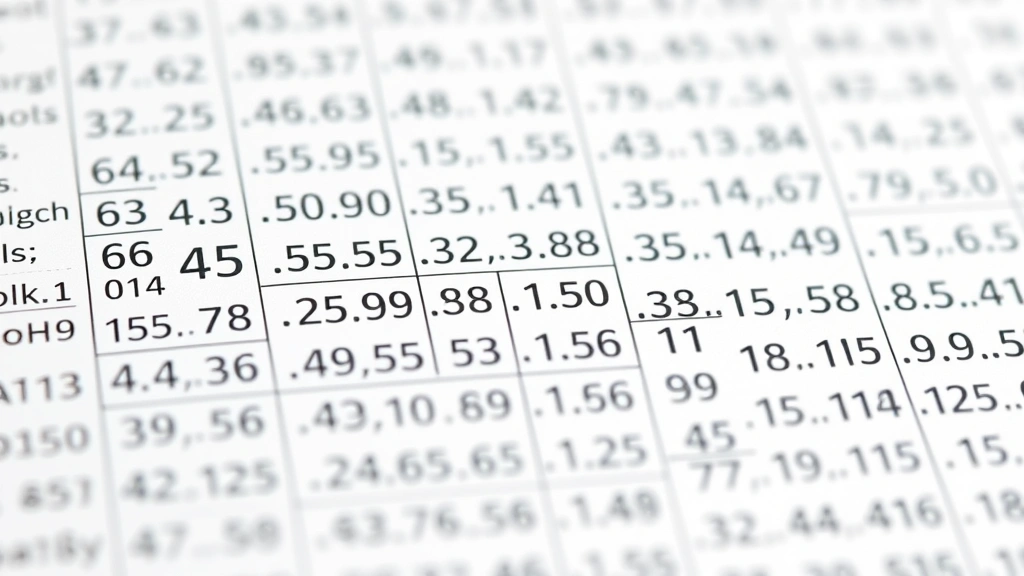 how to calculate mean absolute deviation -
Photorealistic macro photography of a statistical data table with numbers and c