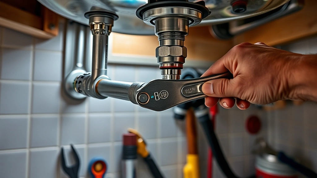 how to change a kitchen faucet -
Photorealistic hands working under kitchen sink using an adjustable wrench to t