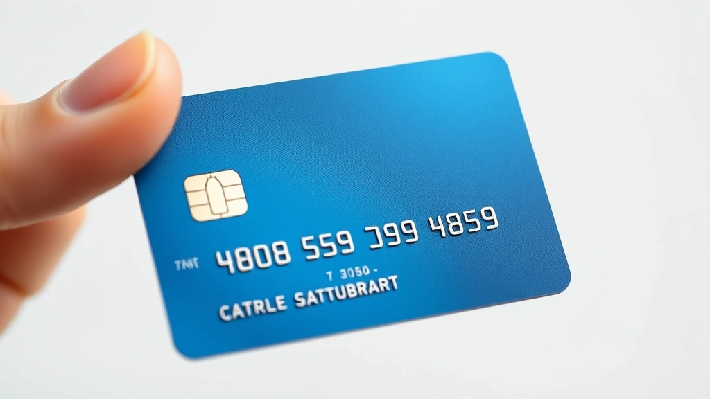 how to change payment method on myheritage -
Photorealistic close-up macro photography of a credit card being held up, sharp