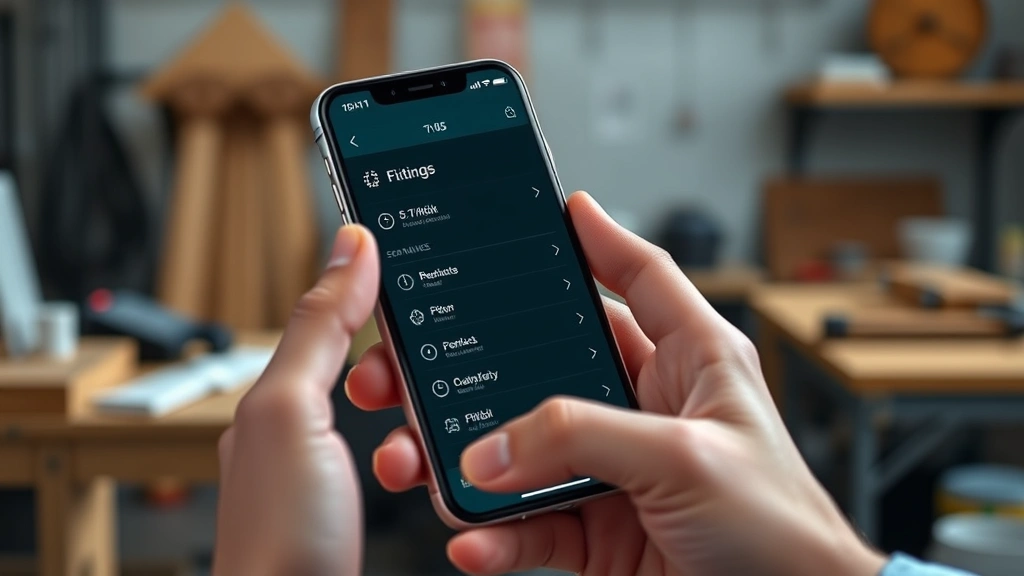 how to change the time of a fitbit -
Photorealistic hands holding a smartphone with Fitbit app open showing time set