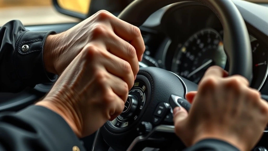 how to check power steering fluid -
photorealistic hands working on checking power steering fluid