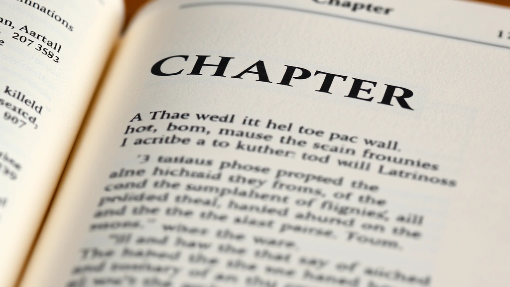 how to cite a chapter in a book apa -
Photorealistic close-up macro shot of book pages showing chapter title and page