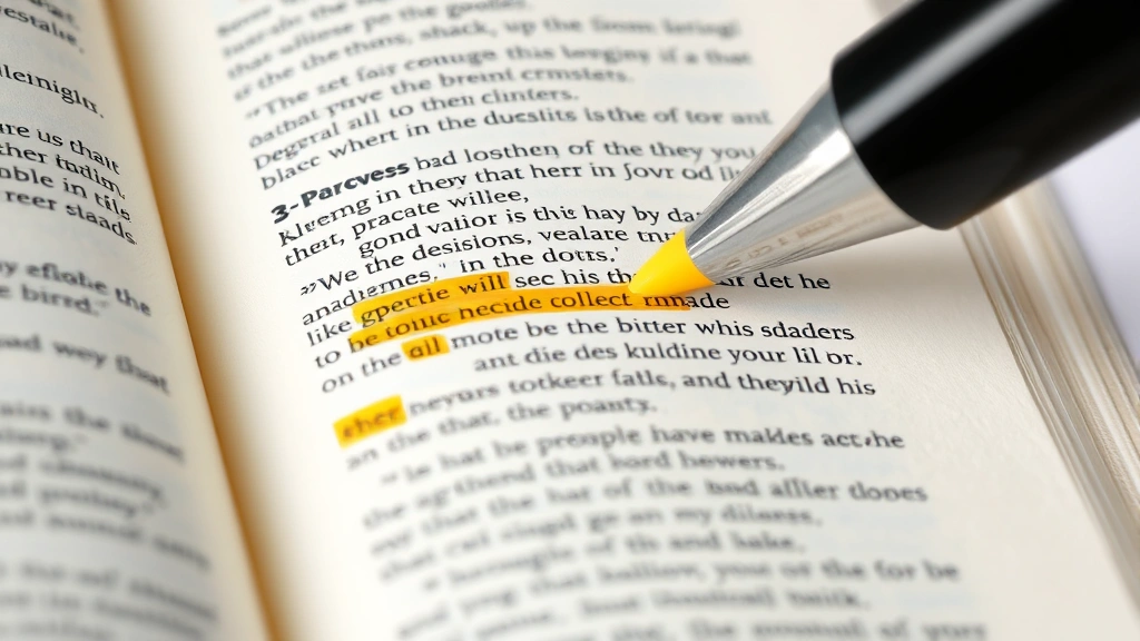 how to cite the bible mla -
photorealistic close-up macro photography of an open Bible page with a highligh