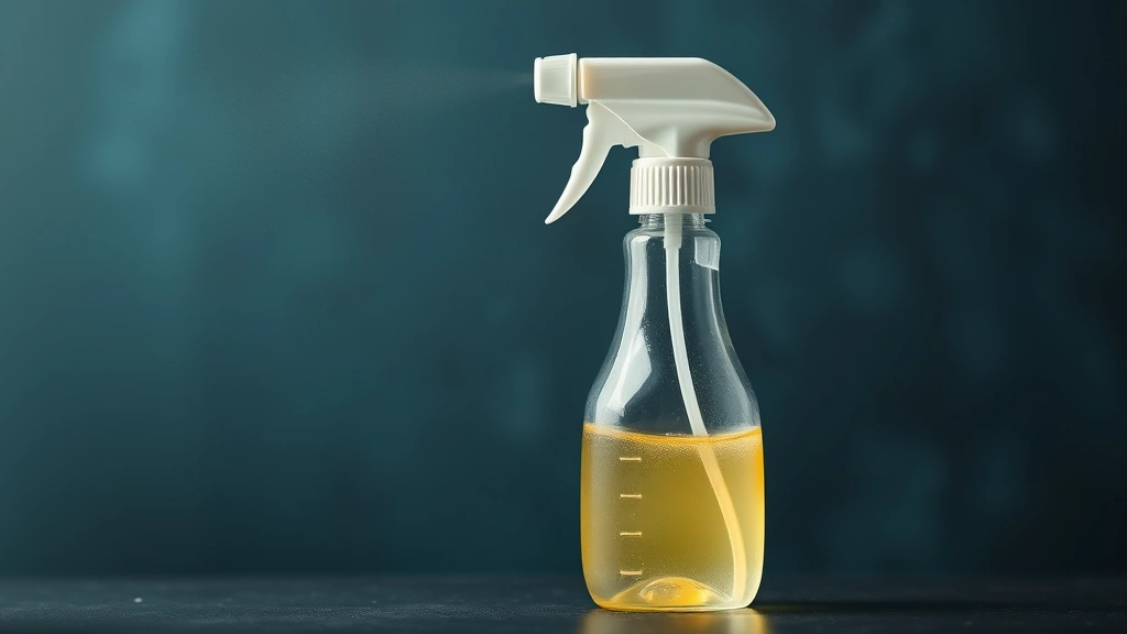 how to clean a whiteboard -
spray bottle of cleaning solution visible
