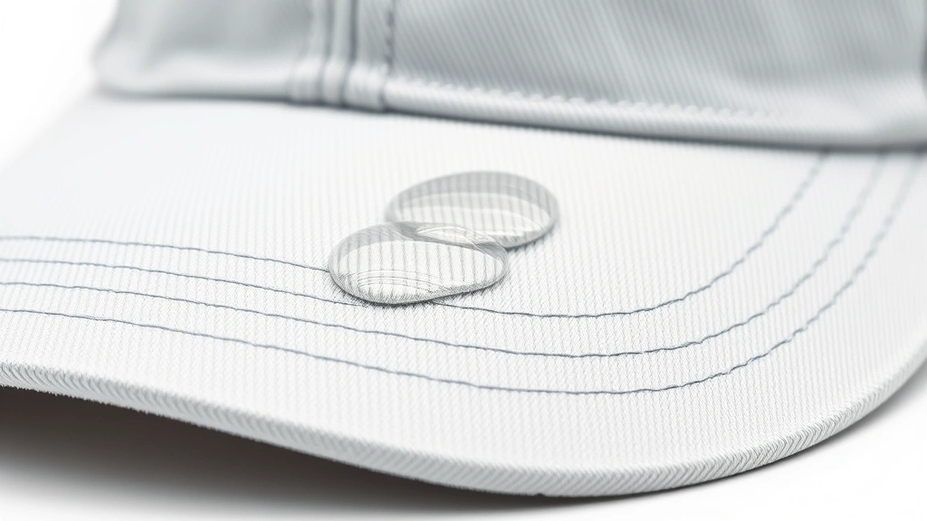 how to clean baseball caps -
photorealistic close-up macro photography of baseball cap fabric texture showin