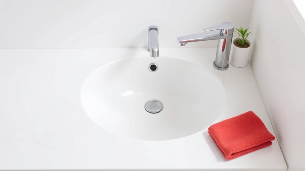 how to clean bathroom sink drain -
clean white porcelain sink
