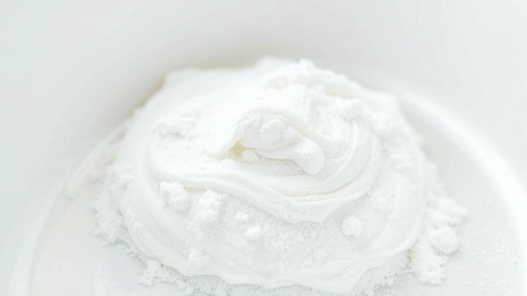 how to clean bathtub -
photorealistic close-up macro photography of baking soda paste texture on batht