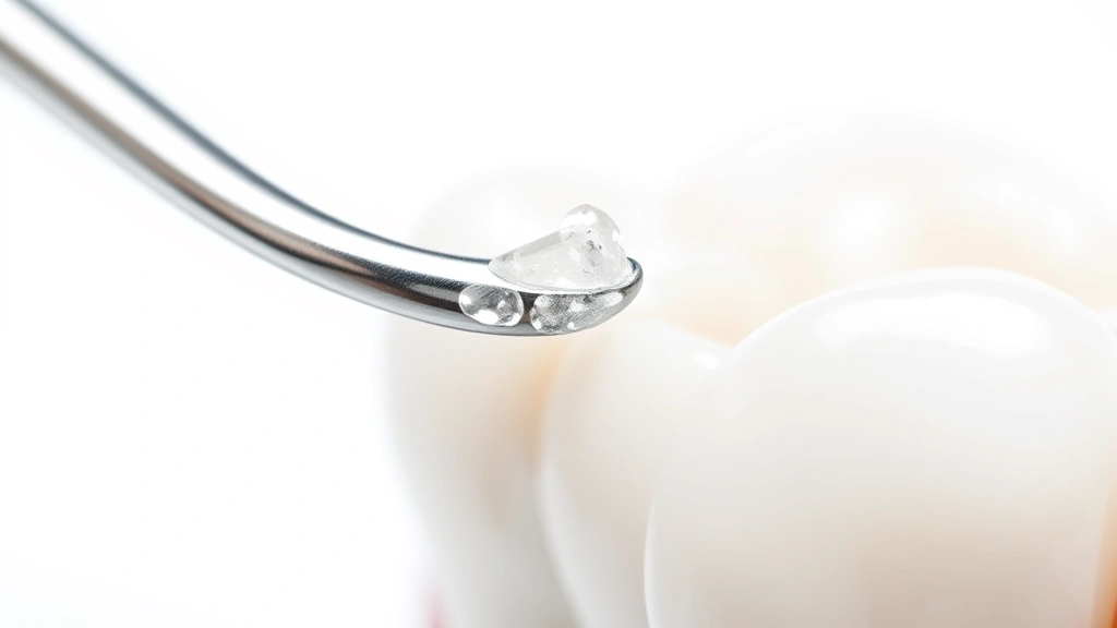 how to clean calculus from teeth -
Photorealistic macro close-up of dental scaler tool tip and calculus deposit on