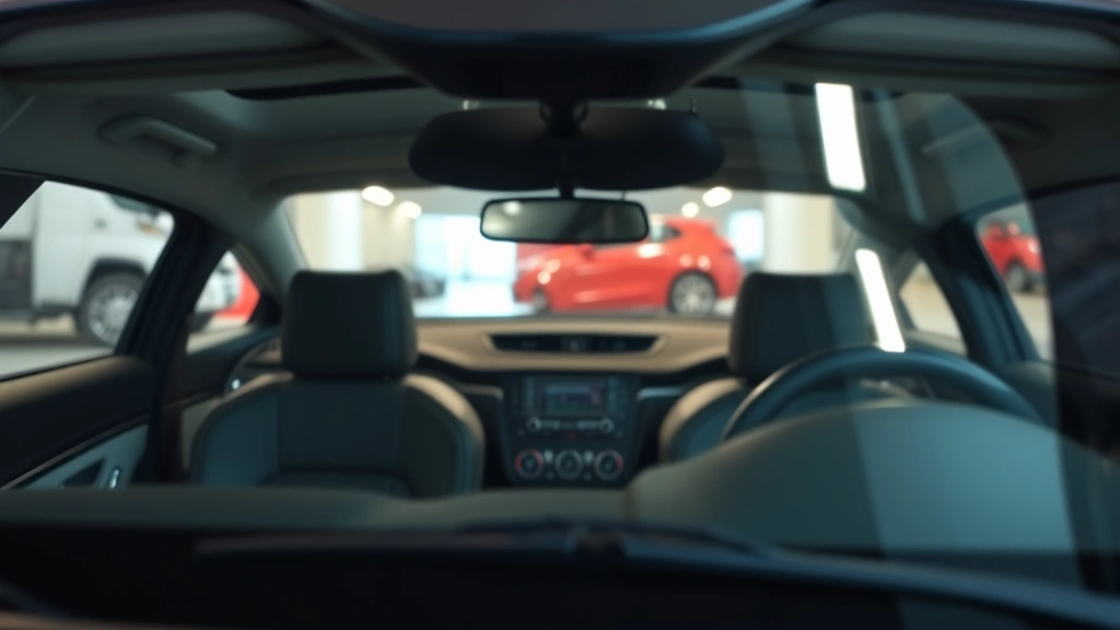 how to clean inside of windshield -
Photorealistic finished result showing pristine interior windshield with no str