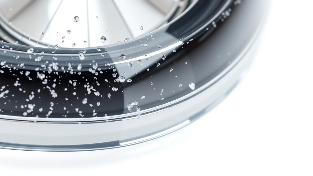 how to clean night guard -
Photorealistic close-up macro photography of night guard surface showing textur