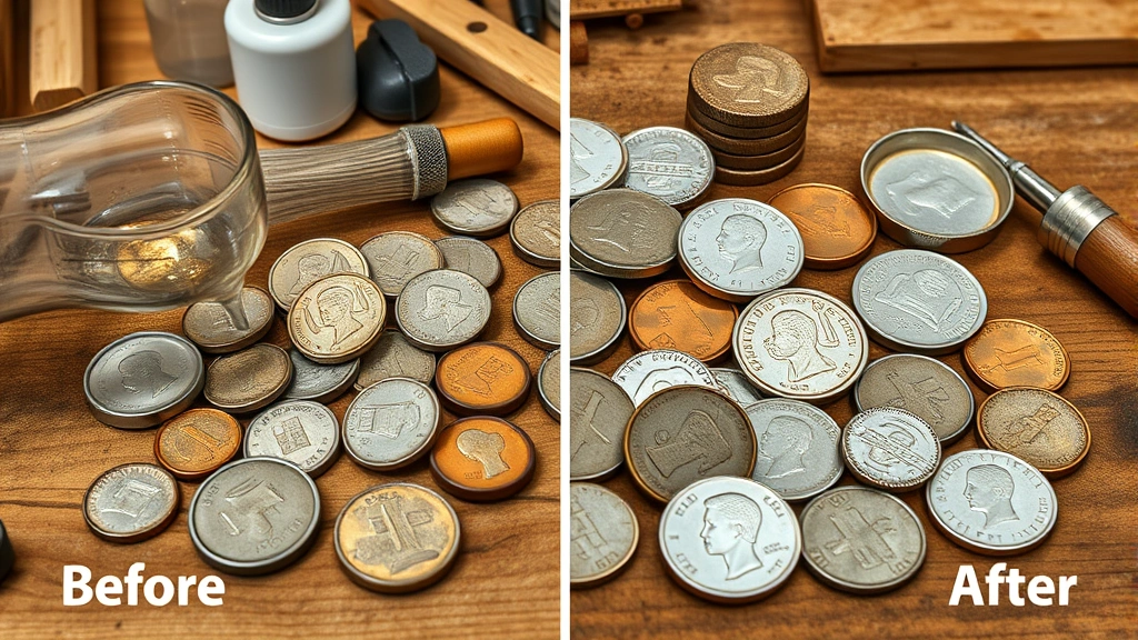 how to clean old coins tutorial photo 0