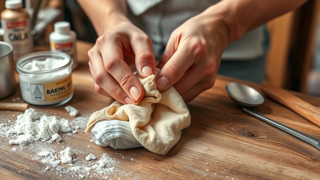 how to clean silver at home -
photorealistic hands working with soft cloth gently polishing tarnished silver