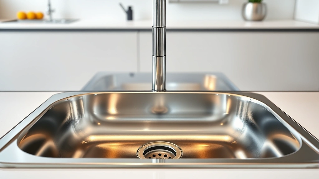 how to clean stainless steel sink tutorial photo 0