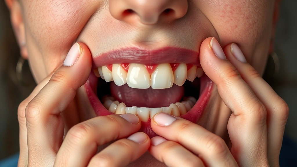 how to cure gum disease without a dentist -
hands working gently on lower teeth
