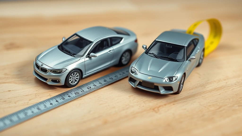 how to find scale factor -
Photorealistic close-up macro photography of a ruler measuring a scaled model c