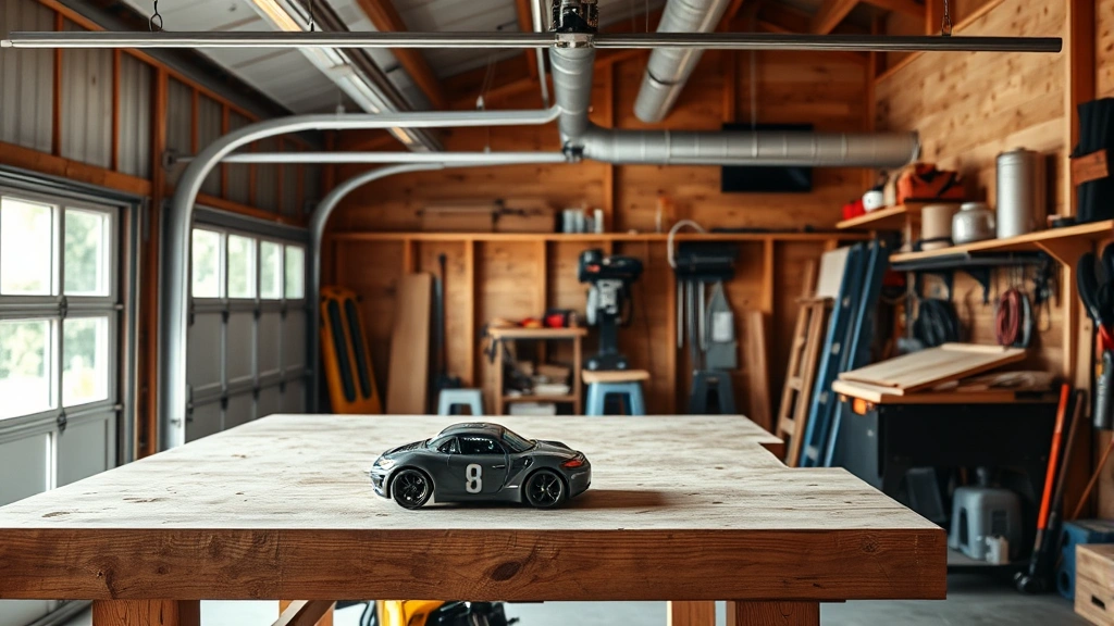 how to store dry ice -
sitting on a wooden workbench in a well-lit garage with ventilation visible