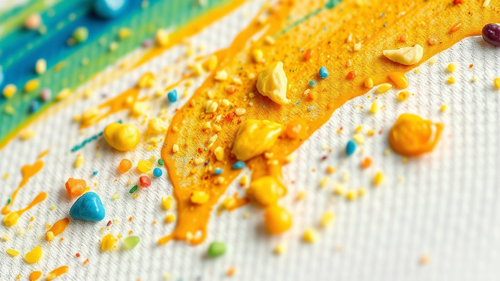 how to take out acrylic paint from clothes -
Photorealistic close-up macro photography of acrylic paint texture on white cot