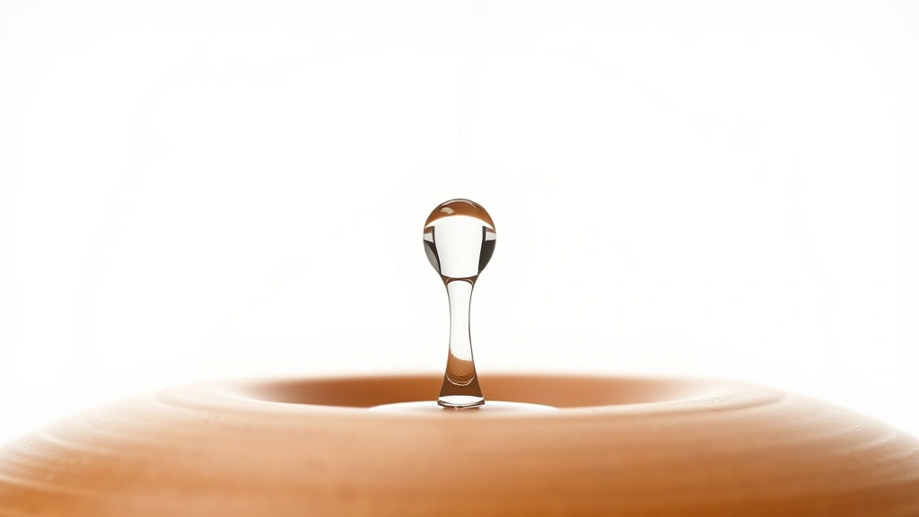 how to use a diffuser -
photorealistic close-up macro photography of essential oil droplet suspended mi