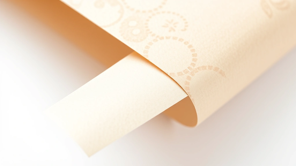 how to wrap presents -
Photorealistic close-up macro photography of crisp wrapping paper fold and corn