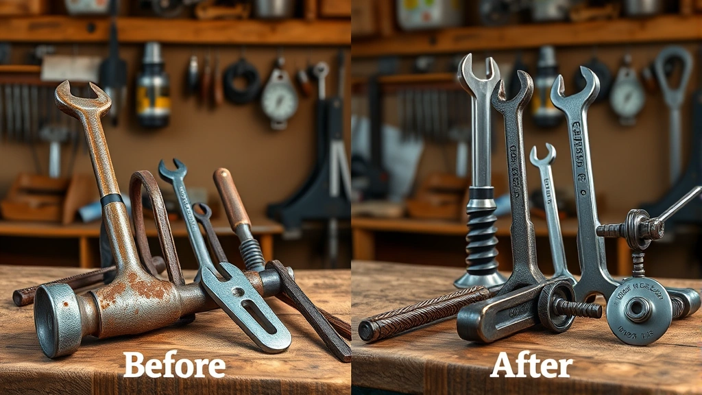 how to clean rusty tools tutorial photo 0