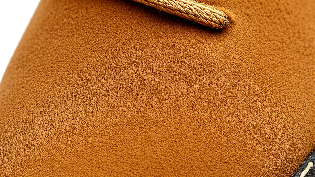 how to clean suede shoes -
Photorealistic close-up macro photography of suede shoe material showing restor