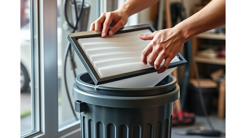 how to clean window ac unit -
Photorealistic hands working on removing and cleaning a window AC filter over a