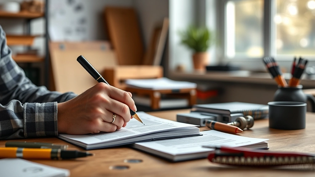 how to combine classes in focus -
photorealistic hands working on integration task, person writing notes while re