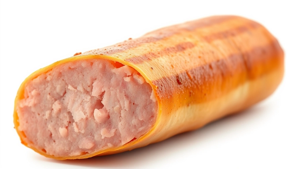 how to cook brats on the stove -
photorealistic close-up macro photography of a perfectly cooked bratwurst cross