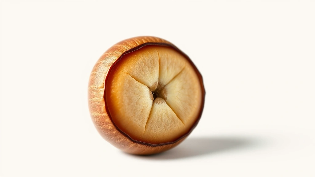 how to cook chestnuts -
photorealistic close-up macro photography of a single scored chestnut showing t