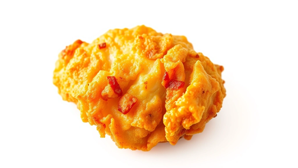 how to cook chicken legs in the oven -
photorealistic close-up macro of crispy golden chicken skin texture, sharp focu