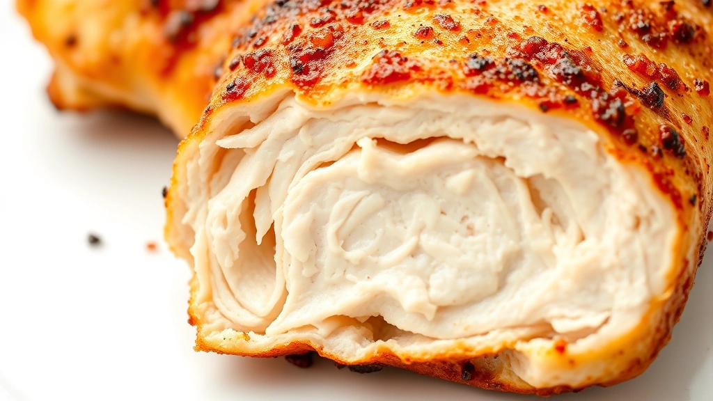 how to cook chicken tenderloins -
photorealistic close-up, macro photography of perfectly cooked chicken tenderlo