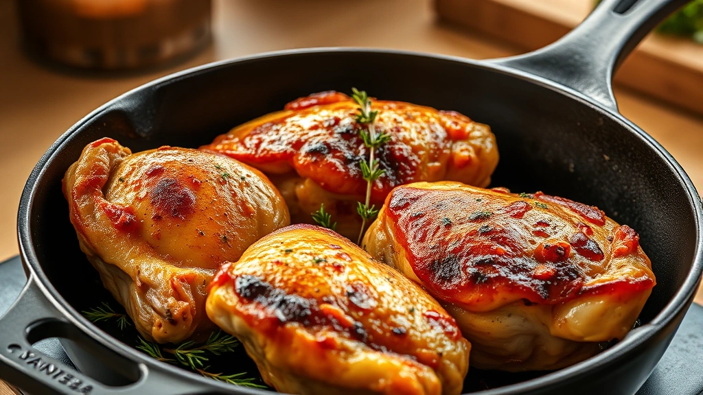 how to cook chicken thighs in a pan tutorial photo 0